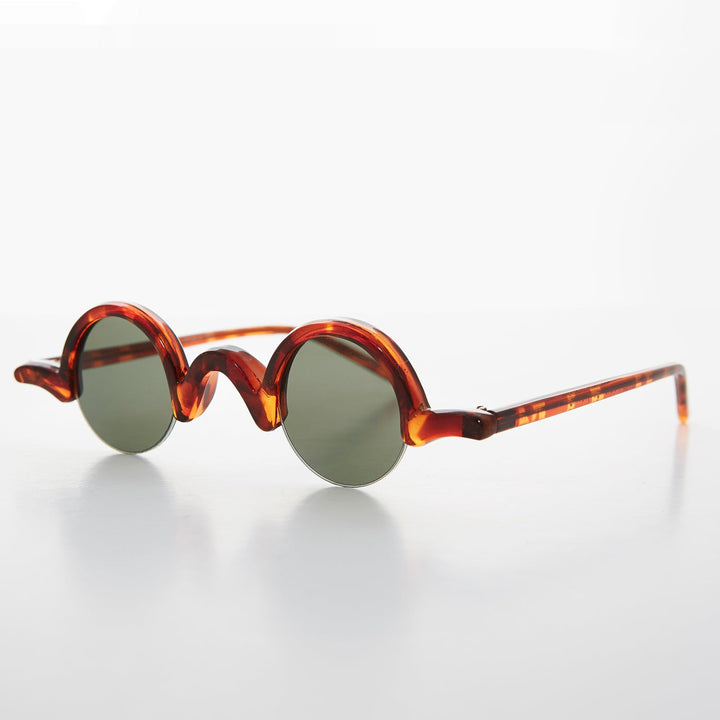 Round Victorian Vintage Spectacle Sunglass - Ozzy