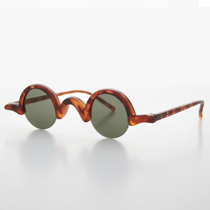 Round Victorian Vintage Spectacle Sunglass - Ozzy