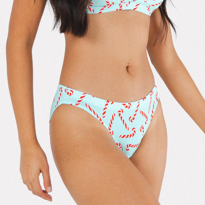 The Peppermint Pimp Canes | Candy Cane Modal Bikini Underwear