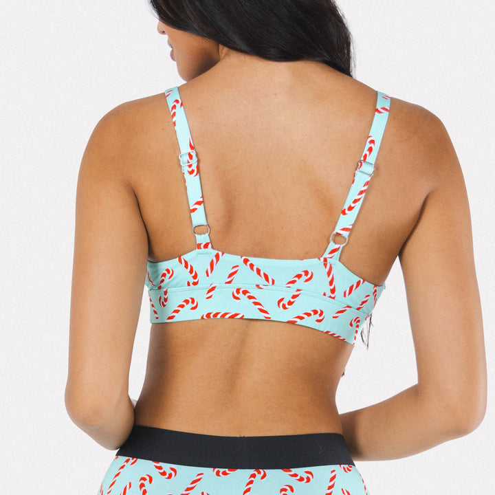 The Peppermint Pimp Canes | Candy Cane Boob Hammock™ Busty Bralette