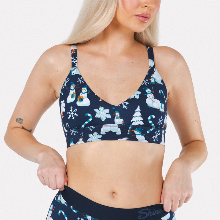 The Big Blizzard | Naughty Snowmen Boob Hammock™ Busty Bralette