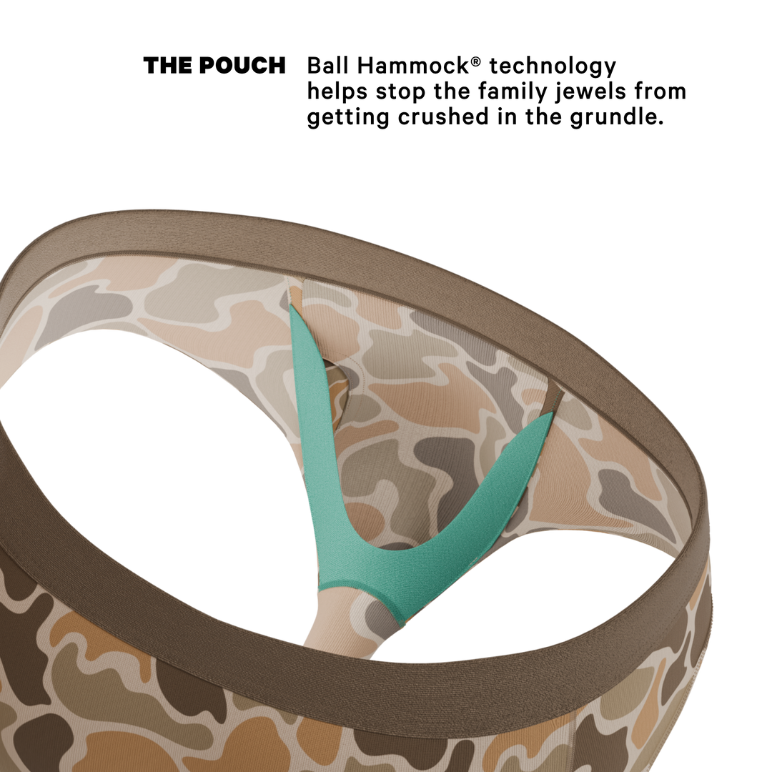 The Out Of Sight | Light Duck Camo Ball Hammock® Pouch Underwear Briefs