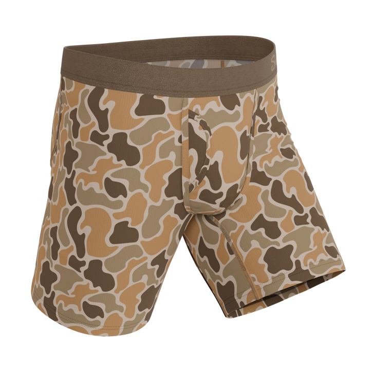 The Out Of Sight | Light Duck Camo Ball Hammock® Boxer - Long Leg