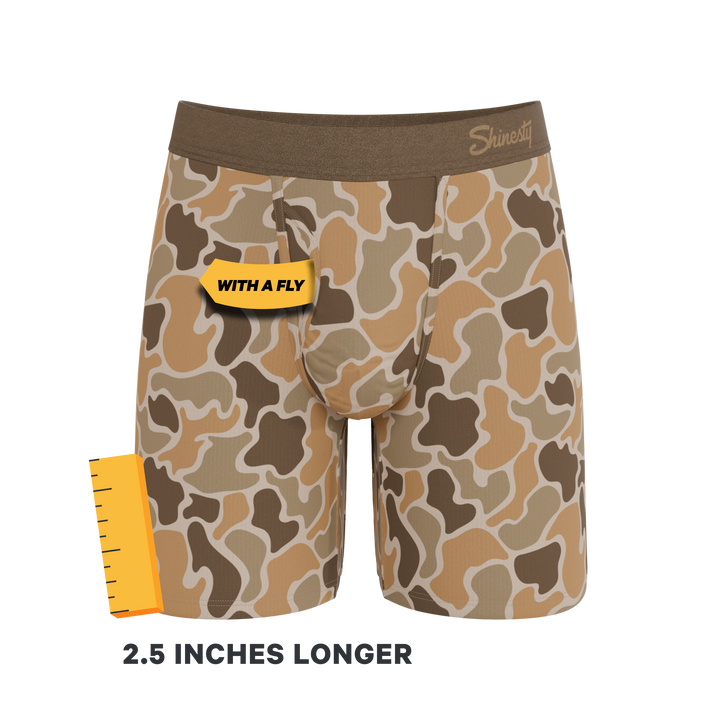 The Out Of Sight | Light Duck Camo Ball Hammock® Boxer - Long Leg