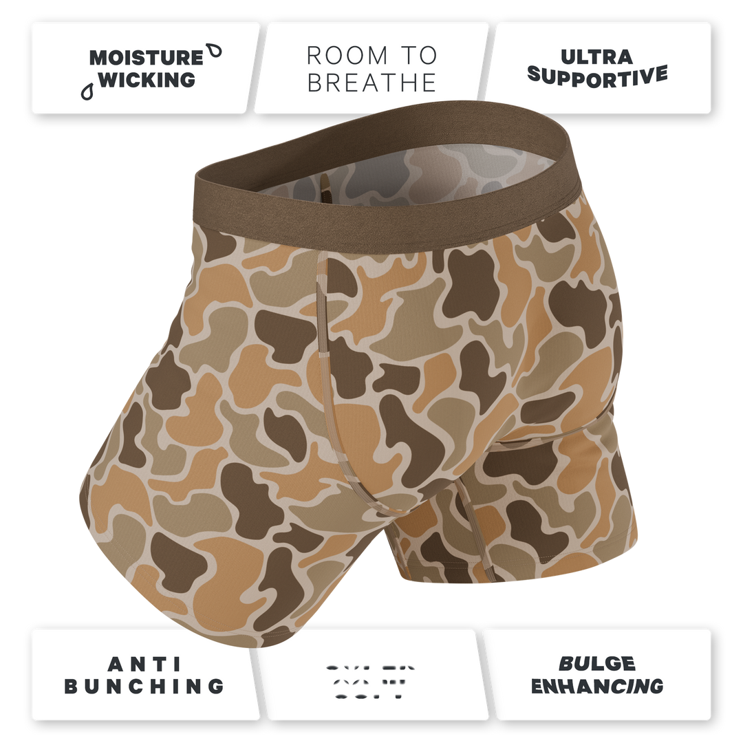 The Out Of Sight | Light Duck Camo Ball Hammock® Pouch Underwear