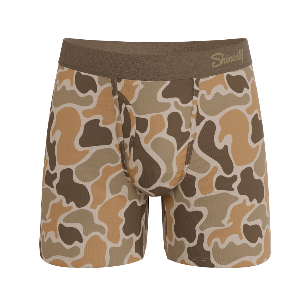 The Out Of Sight | Light Duck Camo Ball Hammock® Pouch Underwear With Fly