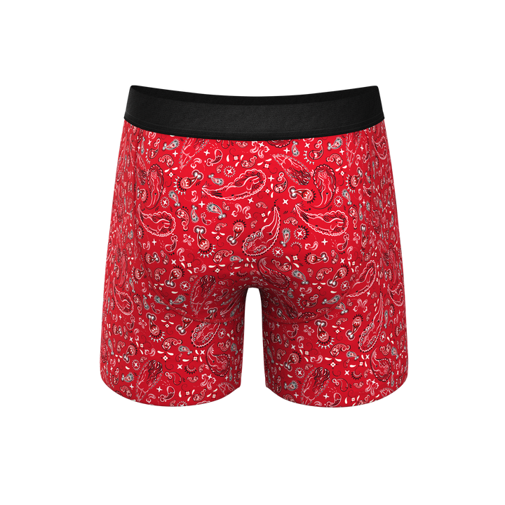 The Outlaw | Naughty Paisley Ball Hammock® Pouch Underwear With Fly