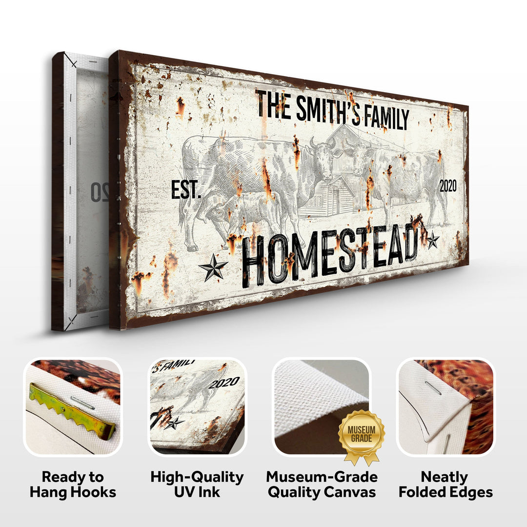 Rustic Homestead Sign