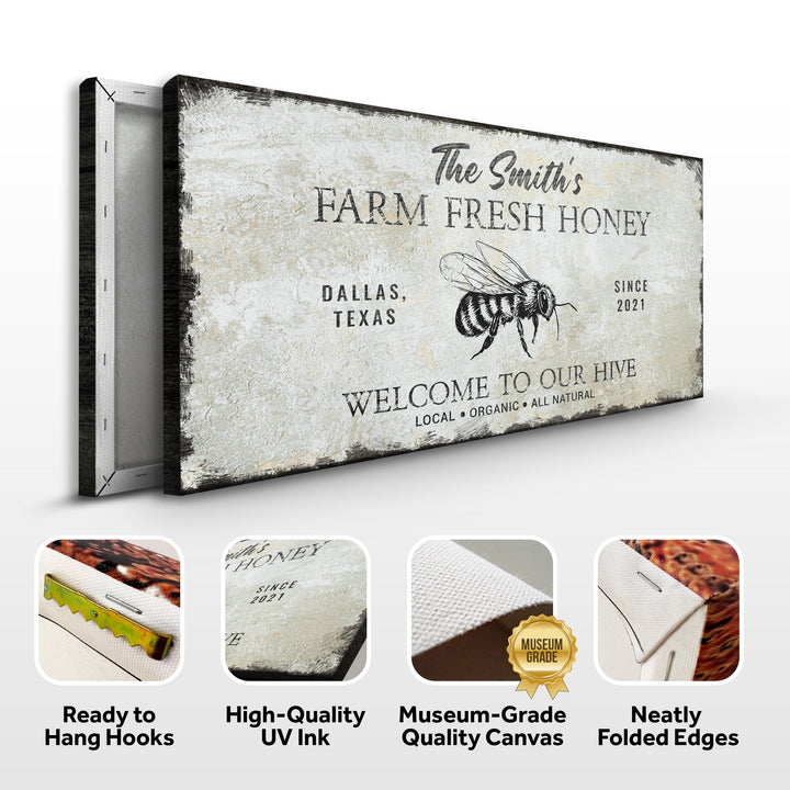 Family Farm Fresh Honey Sign