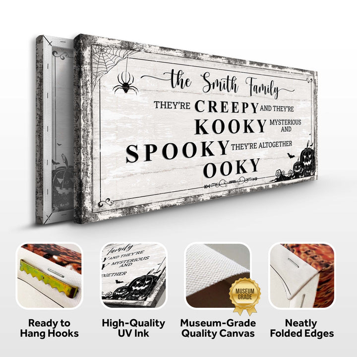 Family Halloween Sign