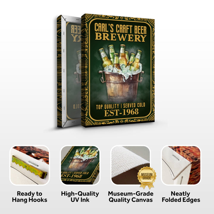 Craft Beer Brewery Sign