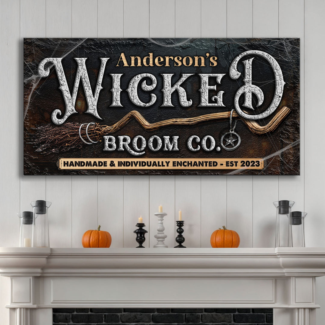 Personalized Wicked Halloween Sign II