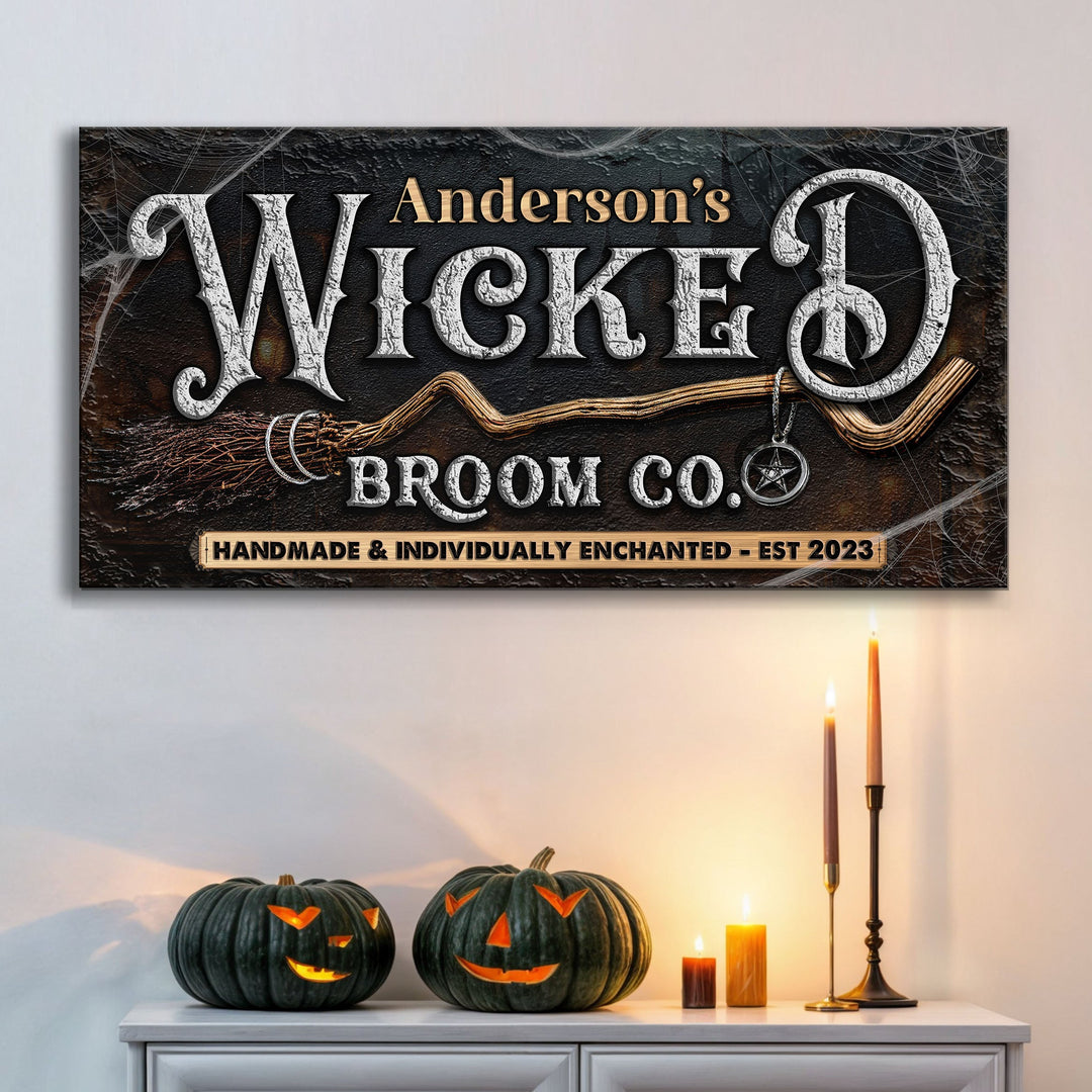 Personalized Wicked Halloween Sign II