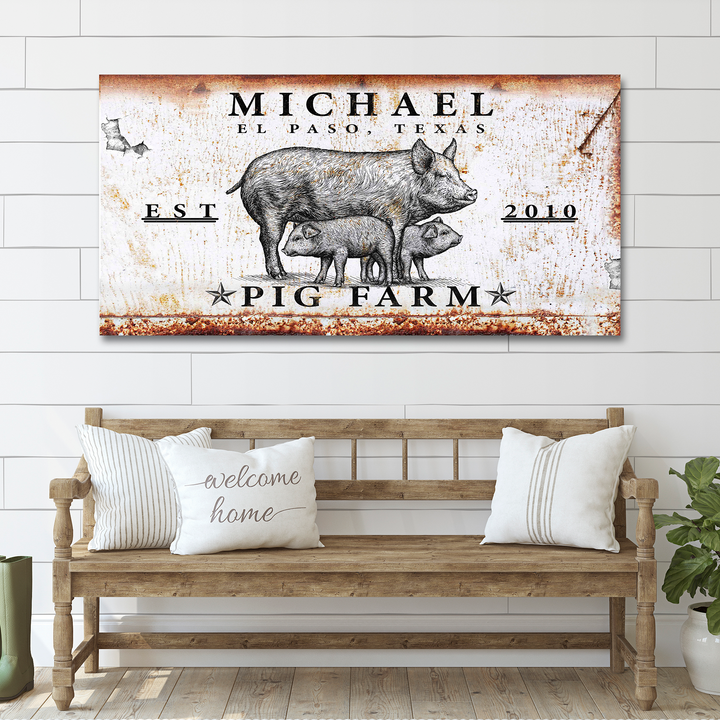 Pig Farm Sign