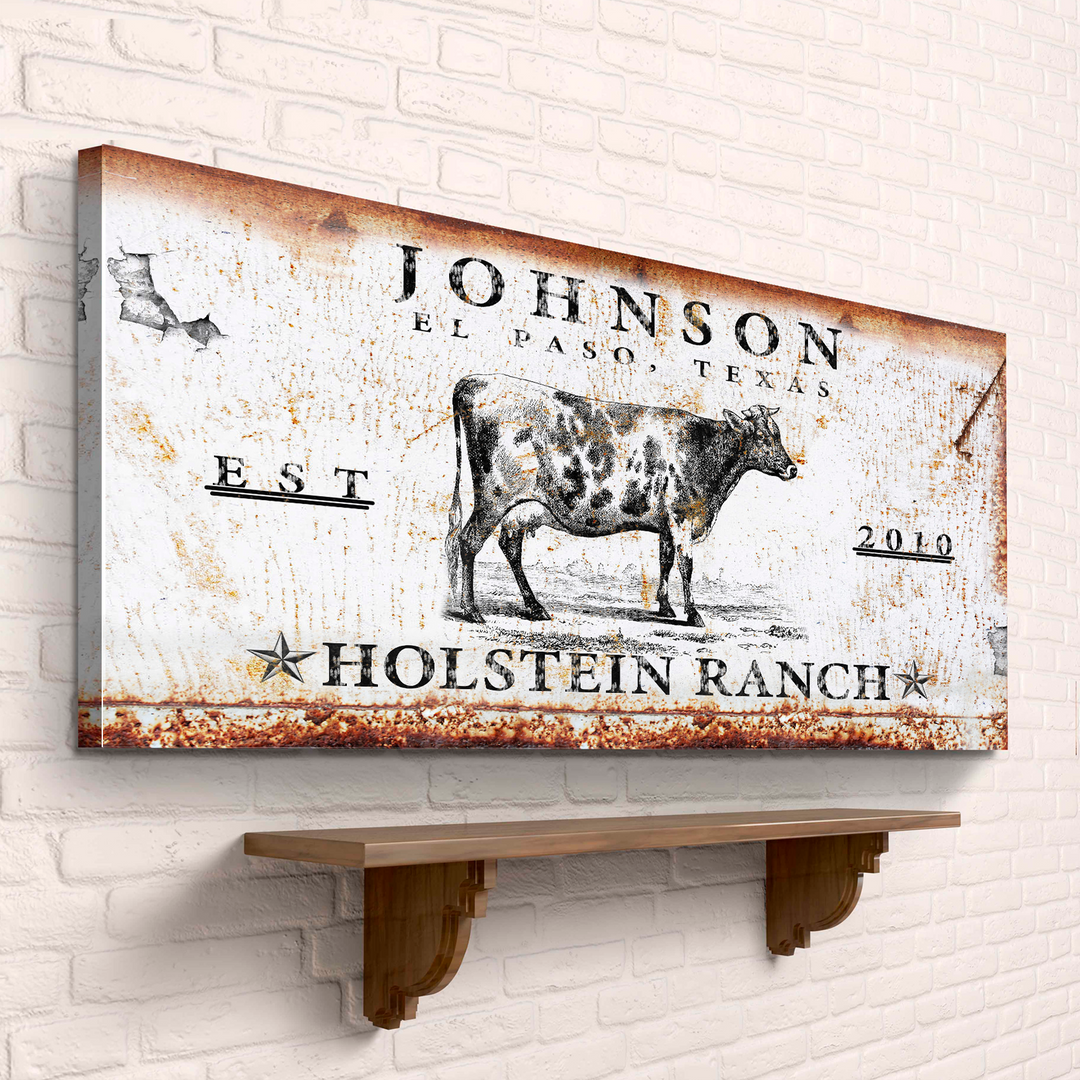 Holstein Ranch Sign
