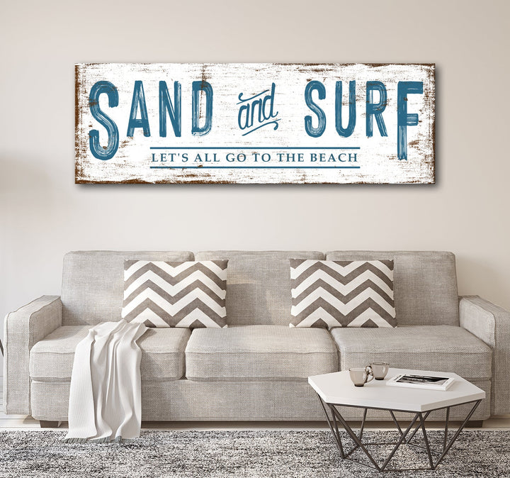 Sand And Surf Sign (Free Shipping)