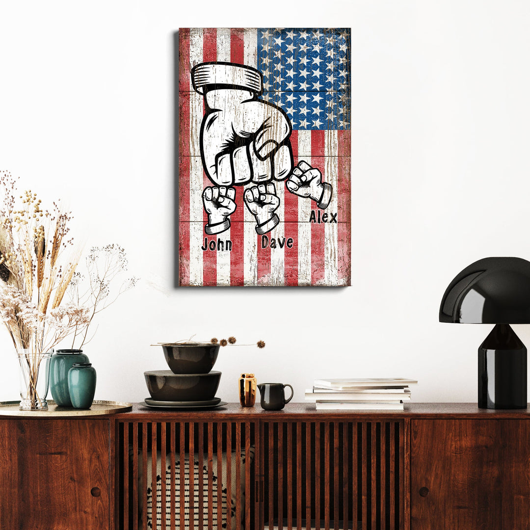 Dad Fist Bump Father's Day Gift Sign