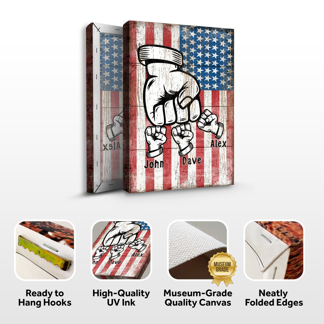 Dad Fist Bump Father's Day Gift Sign