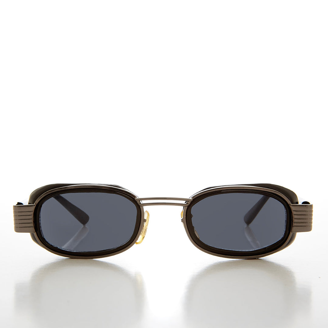 Rectangular Sunglass with Goggle Rim - Paymer