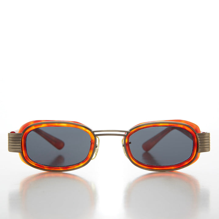 Rectangular Sunglass with Goggle Rim - Paymer