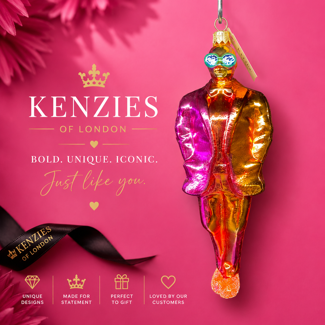 Iconic Catwalk Man Christmas Ornament