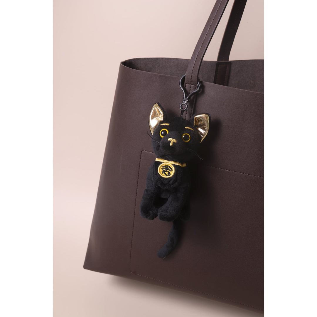 Plush Egyptian Bastet Cat Keychain