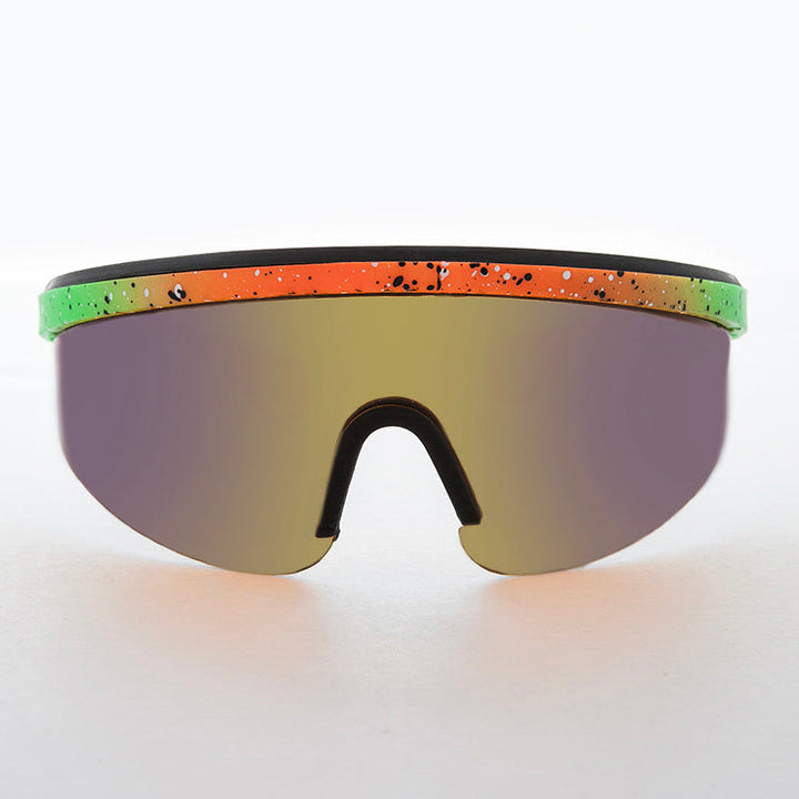 Kids 80s Wrap Around Sunglasses - Colt