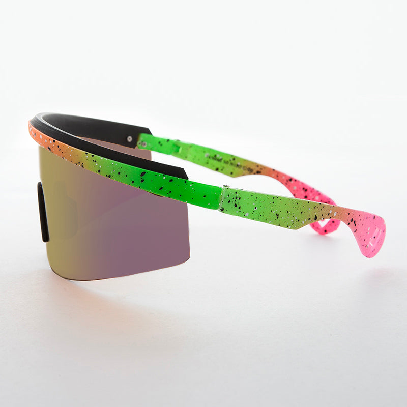 Kids 80s Wrap Around Sunglasses - Colt
