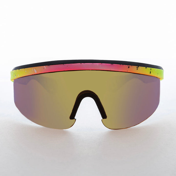 Kids 80s Wrap Around Sunglasses - Colt