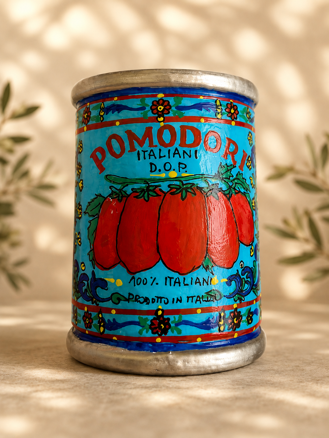 Italian Tomato Pomodori Special Edition Can Ornament
