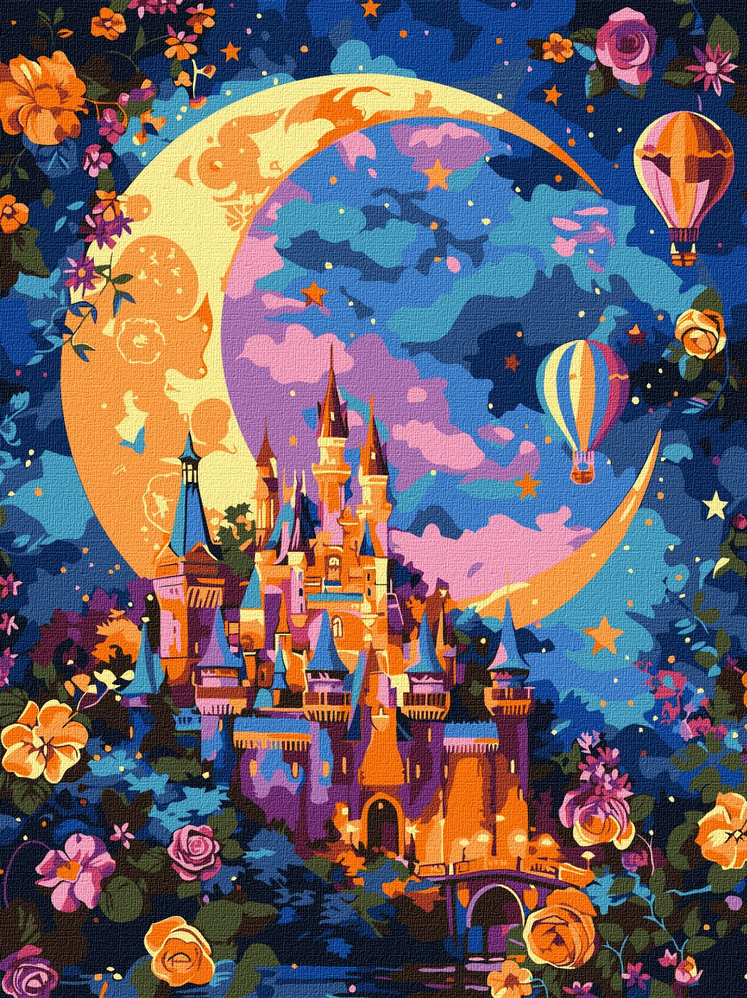 Painting by Numbers kit Moon fantasy KHO5137