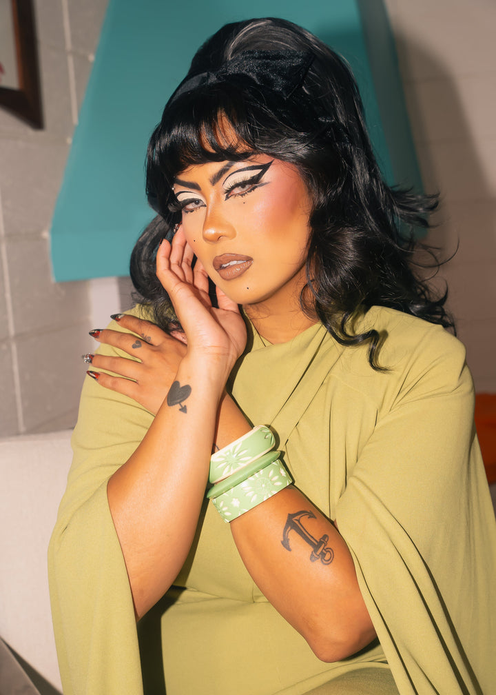 the Palm Springs Bangle Collection - the Sunburst Cuff