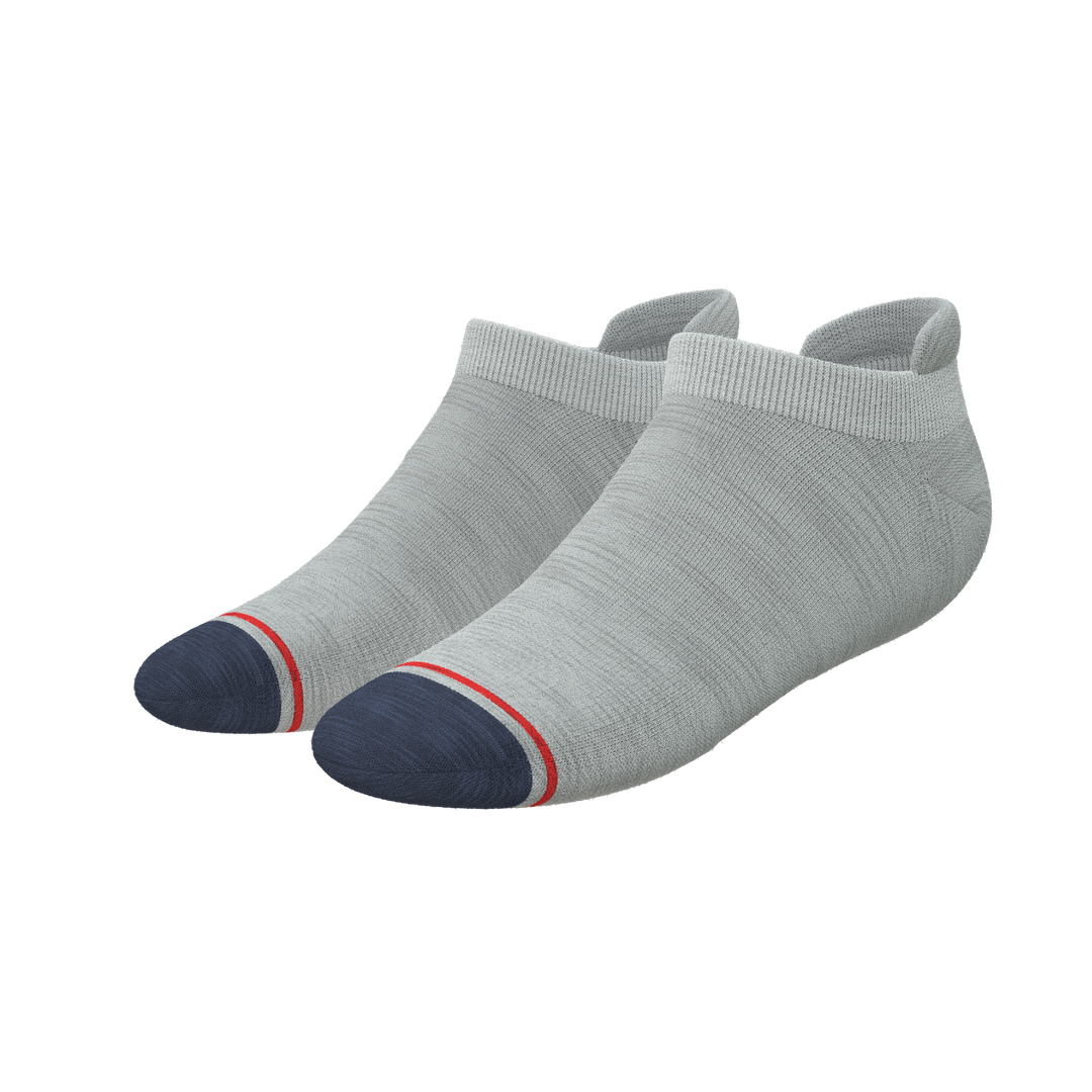 The Pebble | Grey Heel Hammock™ Ankle Socks