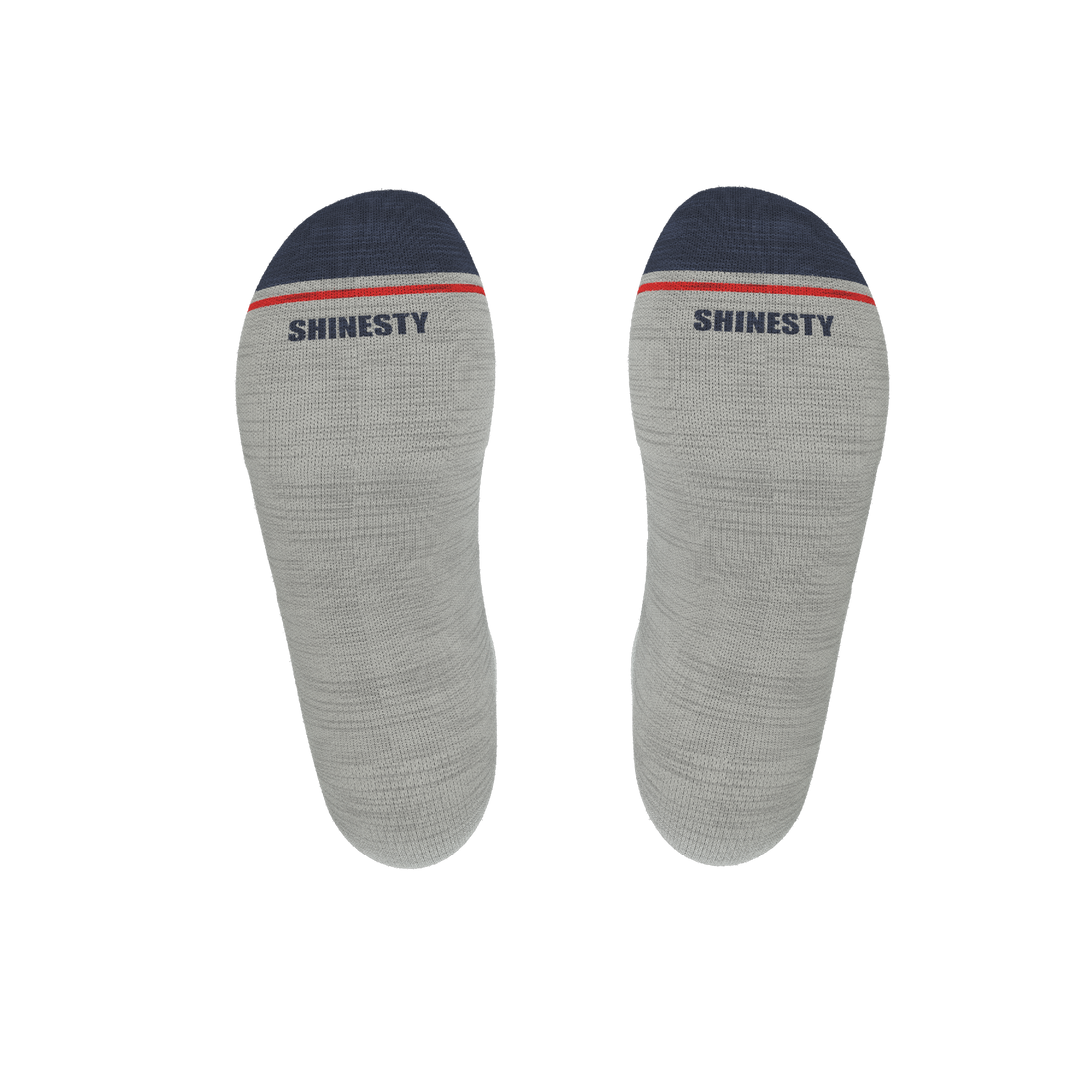 The Pebble | Grey Heel Hammock™ Ankle Socks