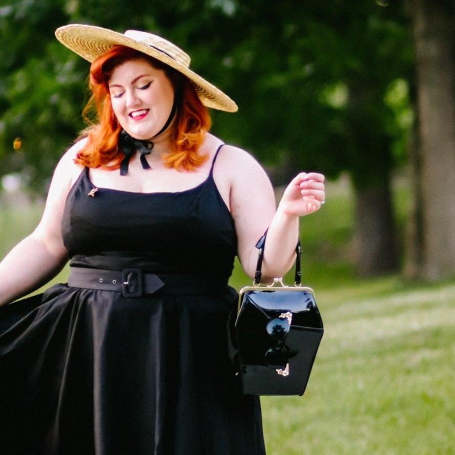 To Die For Purse in Patent Vegan Leather