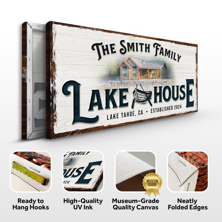 Personalized Lake House Sign
