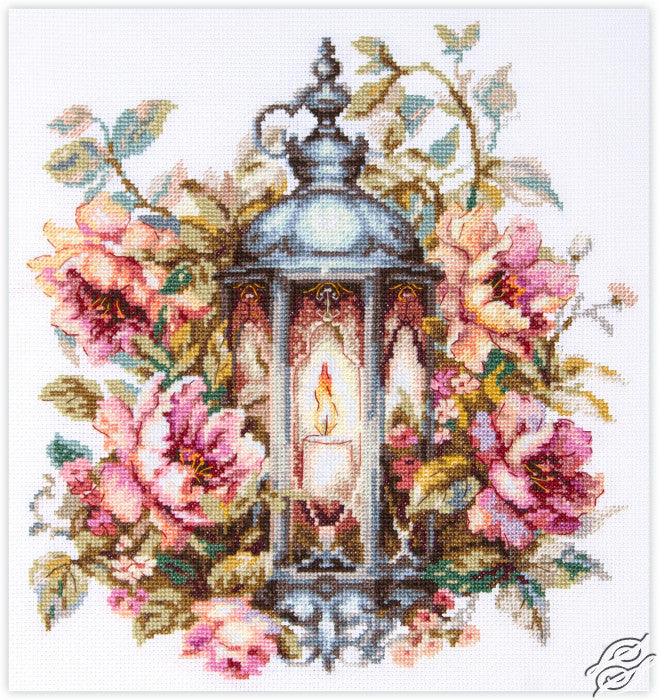 Petals and Light Counted Cross Stitch Kit by Magic Needle 70-45