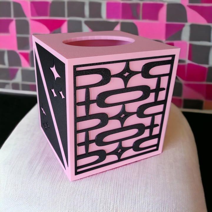 Atomic Ovals Tissue Box Cover