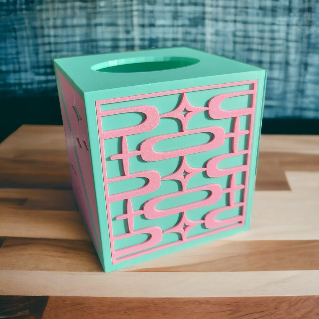 Atomic Ovals Tissue Box Cover