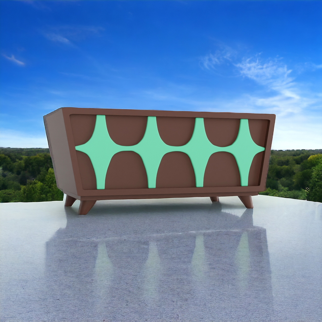 Mid Century Modern Credenza Planter