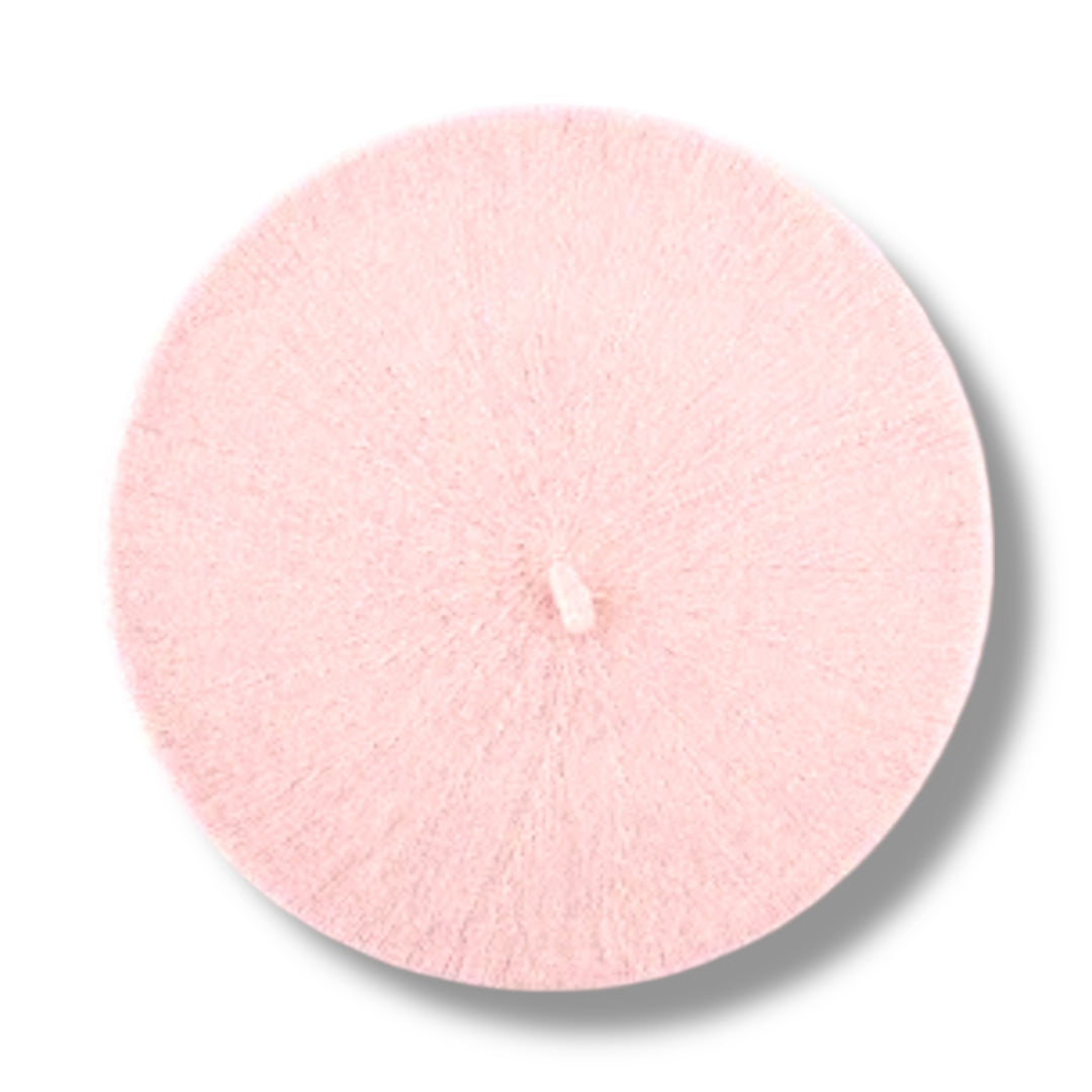 The Looker Classic French Beret - Pale Pink