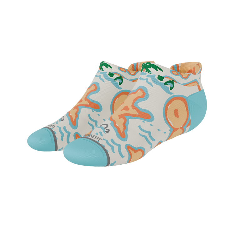 The Pirate's Booty | Naughty Map Heel Hammock™ Ankle Socks