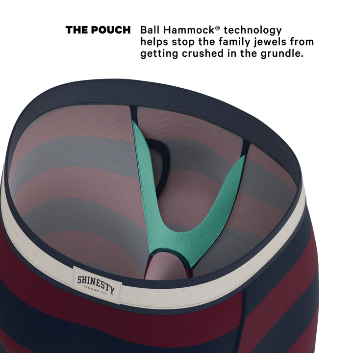 The Pitch | Rugby Stripe Ball Hammock® Boxer - Long Leg