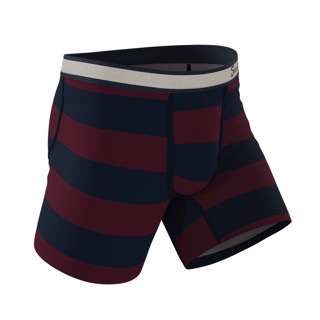 The Pitch | Rugby Stripe Ball Hammock® Pouch Underwear