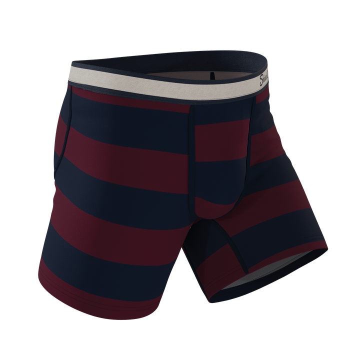 The Pitch | Rugby Stripe Ball Hammock® Pouch Underwear