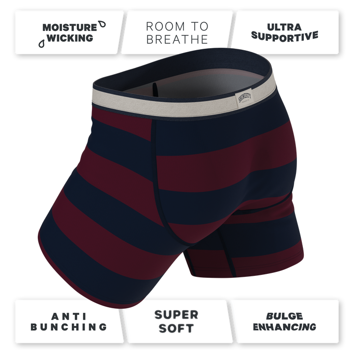 The Pitch | Rugby Stripe Ball Hammock® Pouch Underwear