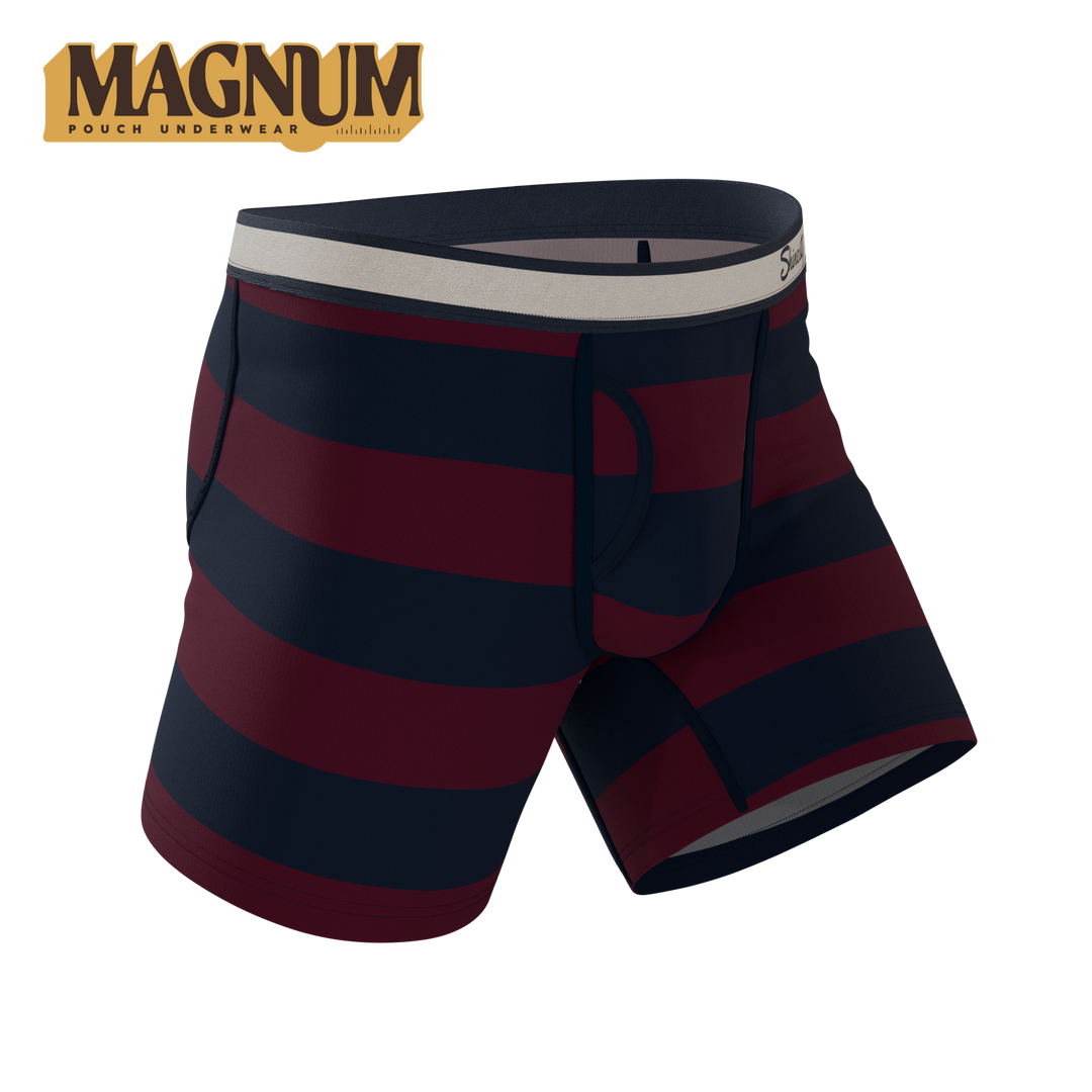The Pitch | Rugby Stripe Ball Hammock® Magnum Big Pouch Underwear