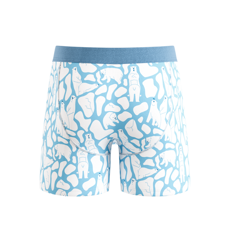 The Polar Polka | Polar Bear Scene Ball Hammock® Pouch Underwear
