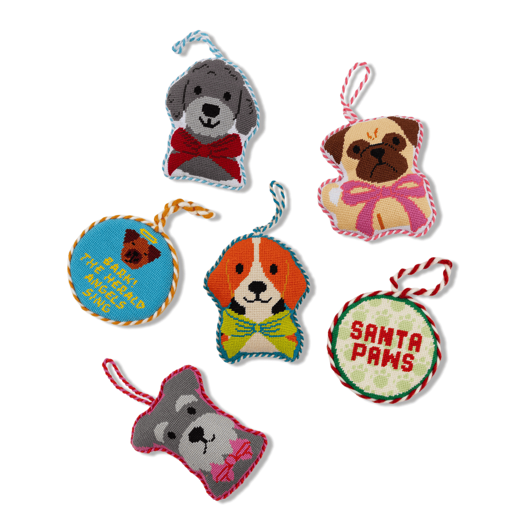 Needlepoint Icon Ornament - Beagle