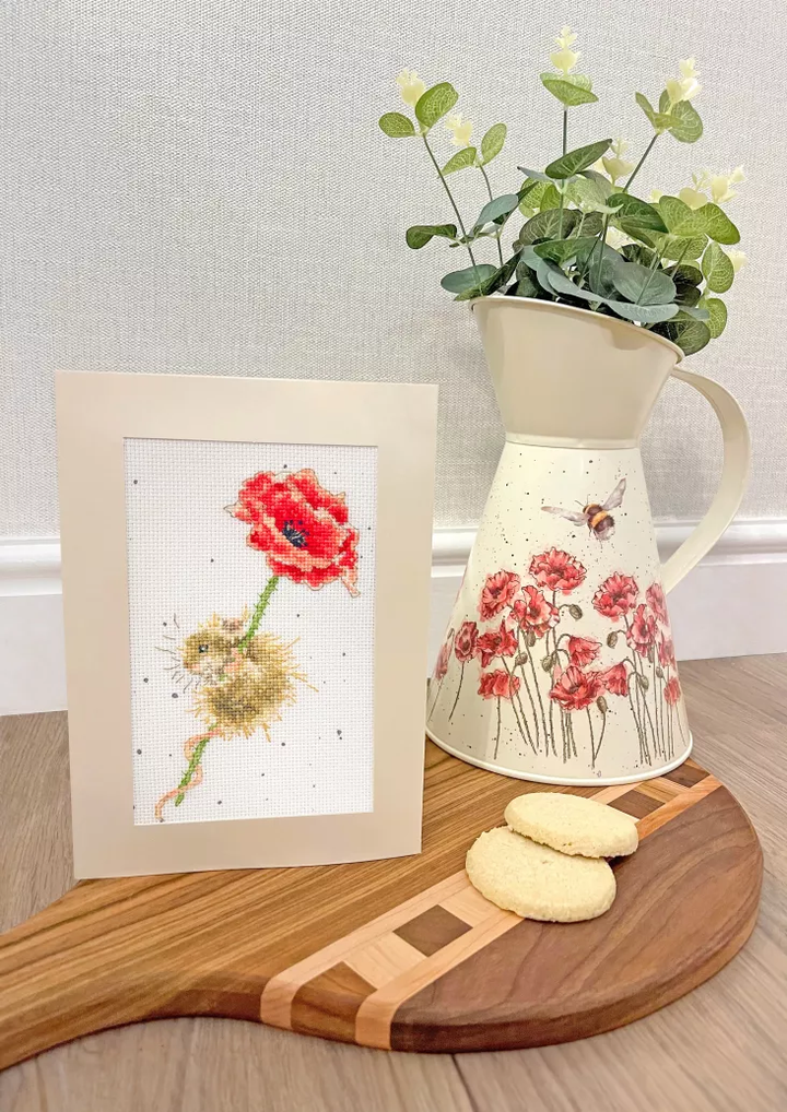 Poppy Mouse - Thread XGC53-TP Counted Cross Stitch Kit